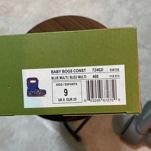 Bogs boys waterproof boots (toddler)